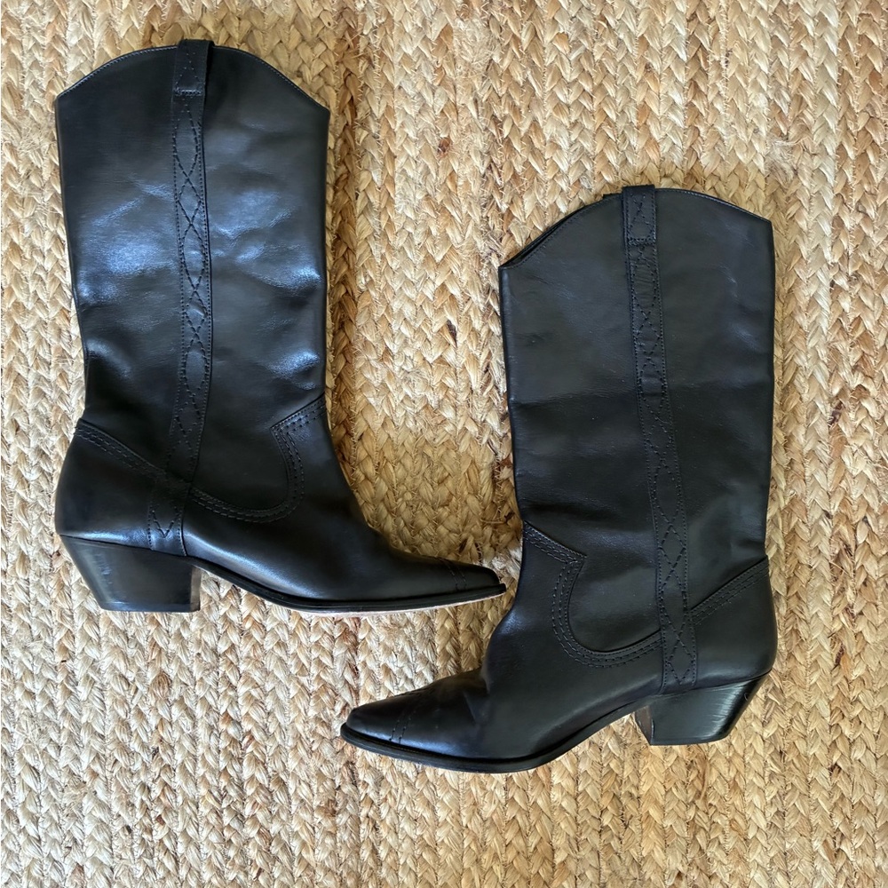 SCHUTZ Black Heeled Boots